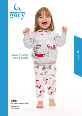 BABY GIRL'S S/L PAJAMAS S10021 Tellini S.r.l. Wholesale Clothing